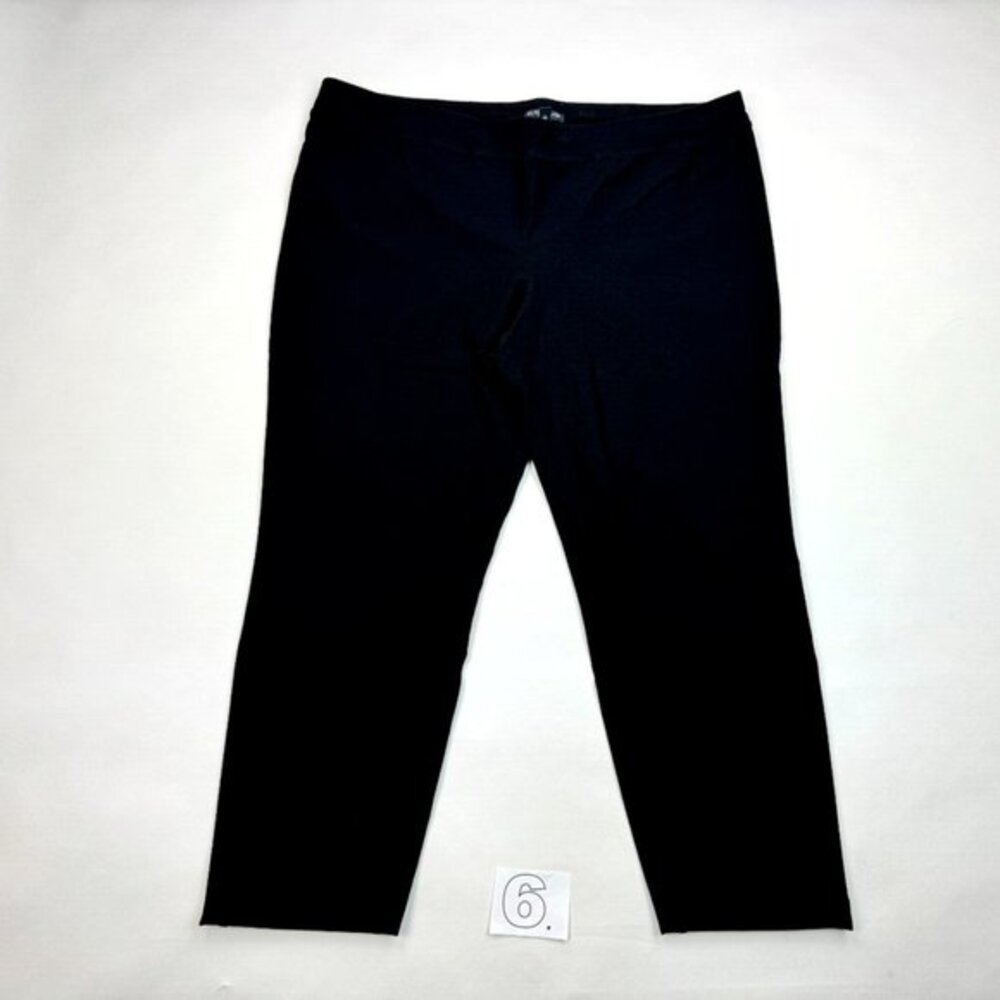 Eileen Fisher Washable Viscose Stretch Ankle Pant Women 1X Elastic Waist Tapered
